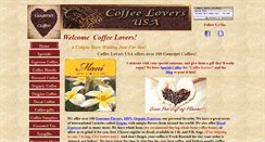 Desktop Screenshot of coffeeloversusa.com